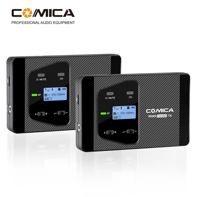 COMICA микрофон CVM-WS60 комбо триггер гибкий мини беспроводной системы для смартфонов