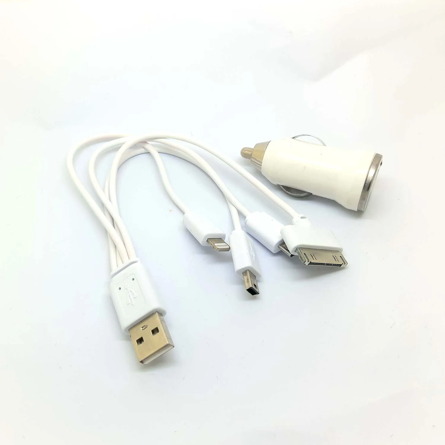 Универсальное сетевое зарядное устройство USB 4 в 1 дорожный зарядный кабель дюйма