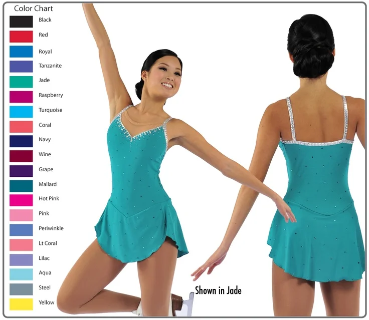 

Custom Figure Skating Dress For Girls Graceful New Brand Ice Figure Skating Dress Competition DR3305