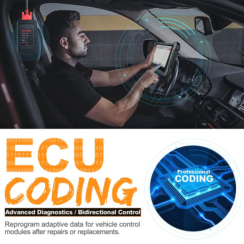 Autel MaxiCOM MK908 Диагностический Авто OBD2 Scarner автомобильный диагностический инструмент ECU кодирование полный код считыватель сканер инструмент pk launch X431