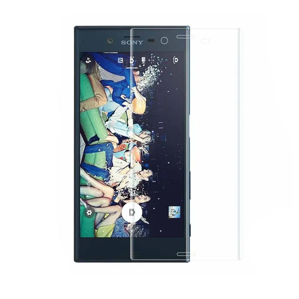 Закаленное стекло Fecoprior XA1 XZ1 XZS для Sony Xperia XZ XZ1Compact 3D с изогнутыми краями полное