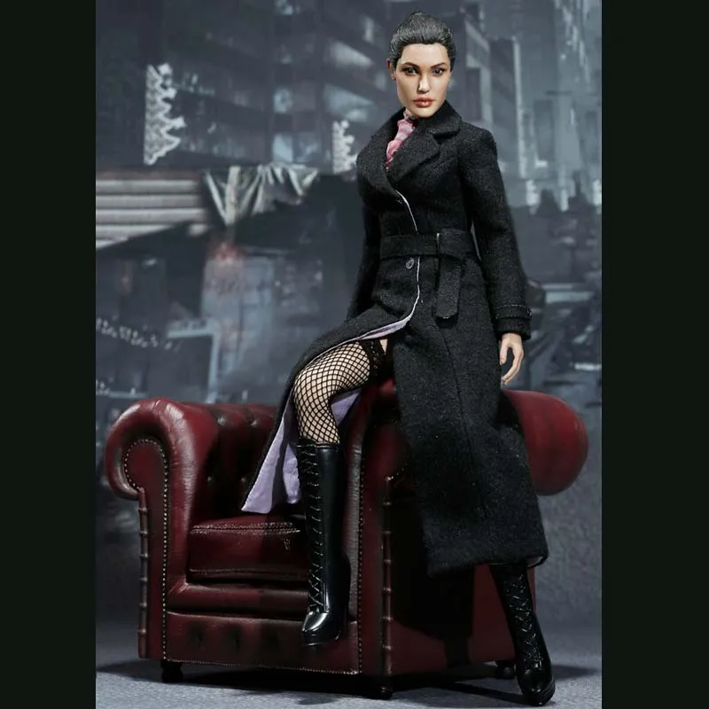 Mnotht EX018 1/6 специальный агент пара Mrs. Smith набор костюм короткая юбка пальто Одежда Аксессуар игрушка для 12 дюймов солдат фигурка b