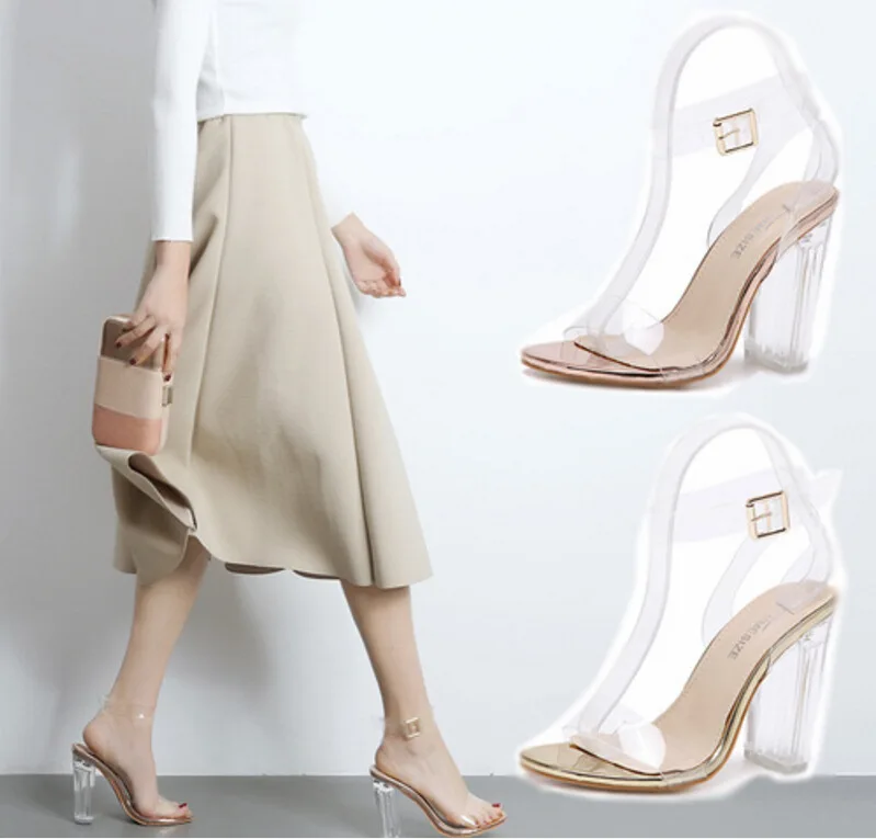 Босоножки женские на высоком каблуке сандалии с ремешком щиколотке вечерние