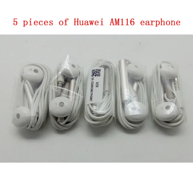 5 pieces Нью-Йорк(3/5/10/15/20 штук) huawei наушники 3,5 мм разъемы для huawei P7 P8 P9 Lite P10 плюс Коврики с микрофоном и регулировкой громкости Управление Динамик - Цвет: 5 pieces