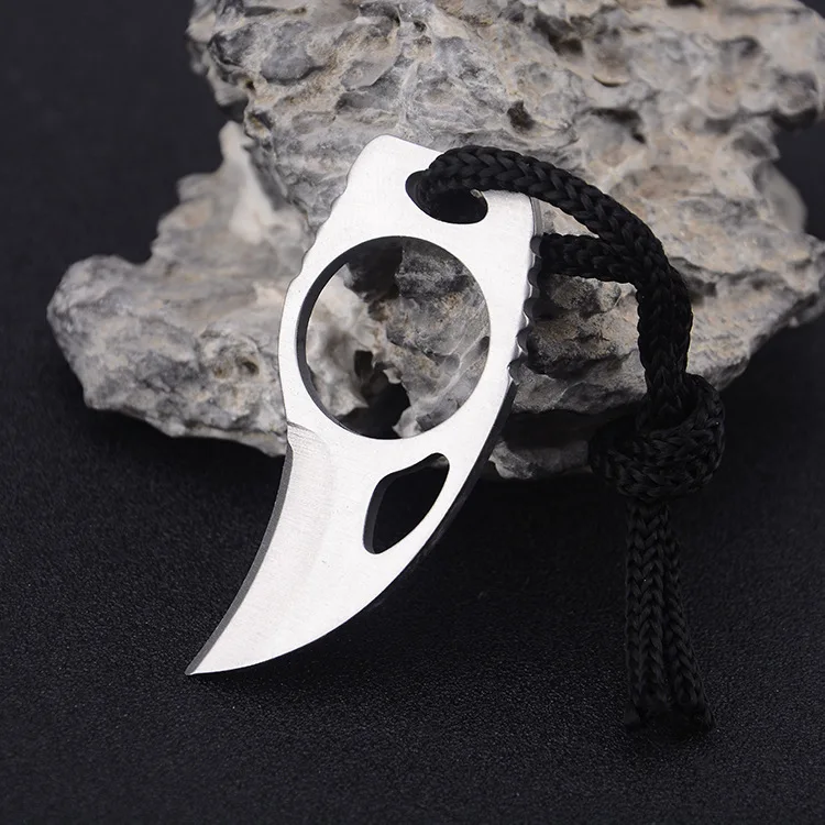 CS GO counter strike hawkbill Тактический Коготь karambit шейный нож настоящий боевой бой лагерь