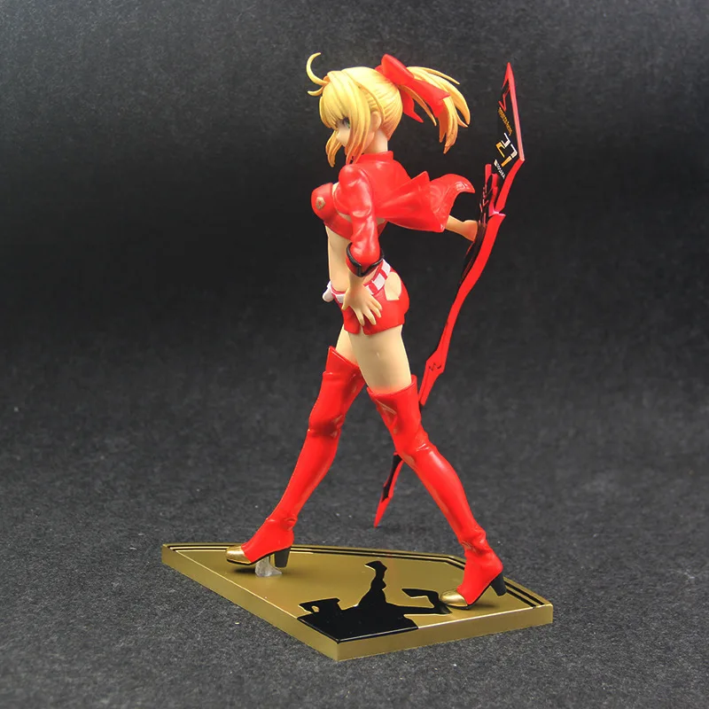 Fate/EXTRA Saber EXTRA TYPE MOON RACING ver. Пикантная фигурка из ПВХ модель игрушки 23 см