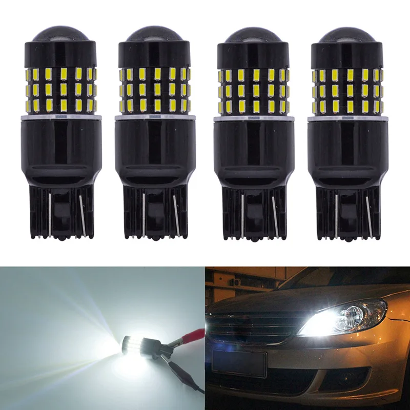 Katur 4x T20 двойной контакт 7443 7440 W21W W21/5W светодиодный стоп сигнал обратный резервный
