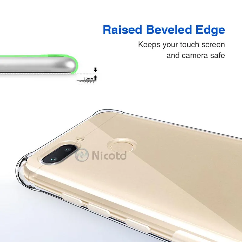 ТПУ чехол для Redmi 6 6A Прозрачный чехол для телефона Xiaomi Xiomi 6pro 6 6A прозрачный ТПУ Силиконовый противоударный мягкий силиконовый чехол