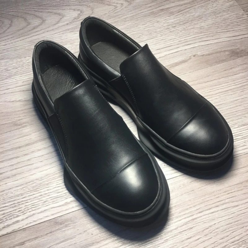 Mocassin/Мужская обувь 100% натуральная кожа Дышащие повседневные кроссовки Слипоны