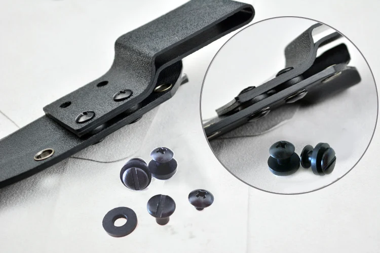 50 шт./лот Kydex Holster Chicago SUS304 винтовой нож ножной каркас винт Tek lok Пряжка для 5 мм