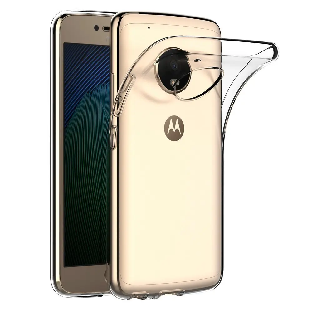 Прозрачный гелевый Чехол из ТПУ для телефона Motorola Moto G5s E4 G6 G5 E5 G7 C Plus Play One Power