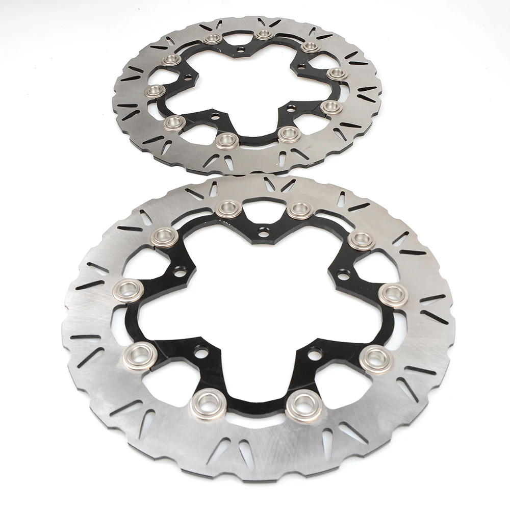 2PCS Motorcycle Front Floating Brake Disc Rotor For SUZUKI GSXR1300 HAYABUSA 1300 GSXR 2008 - 2015 2010 2011 2012 2013 2014 | Автомобили и