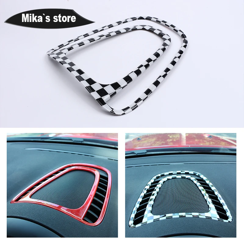 

For Car Air Conditioning Cover Sticker For MINI COOPER Countryman F60 Air Outlet Center Vent Trim Dashboard Auto Decoration