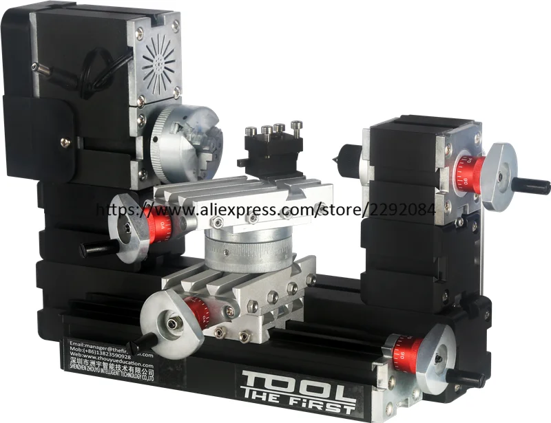 

TZ20002MR DIY BigPower Mini Metal Rotating Lathe, 60W 12000r/min Motor