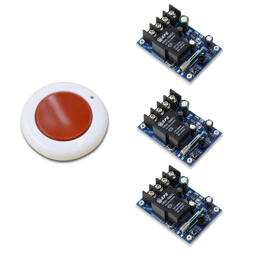 

DC 12V-48V Wireless Remote Control Switch System 1CH Relay Wireless Power Light Switch Remote ON/OFF Receiver Transmitter
