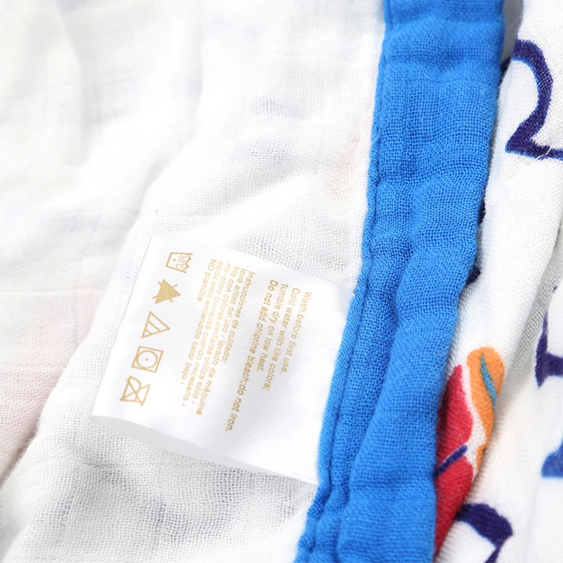 Муслиновые детские бамбуковые хлопковые мягкие одеяла пеленки для