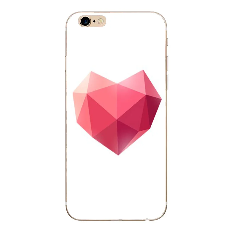 Cute Heart Soft TPU Coque For iPhone 7 8 Case Silicone Fashion Girly Cover 7Plus 8Plus X 6 6S 5 5S SE Love Cases |