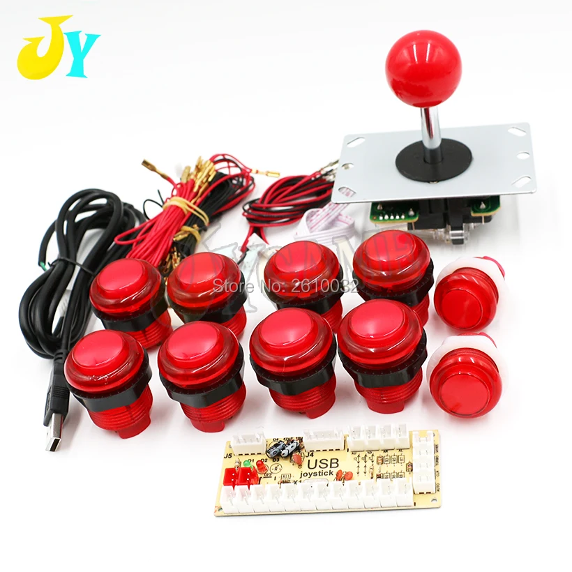 MAME Arcade DIY светодиодный комплект с нулевой задержкой USB энкодер для ПК аркадные