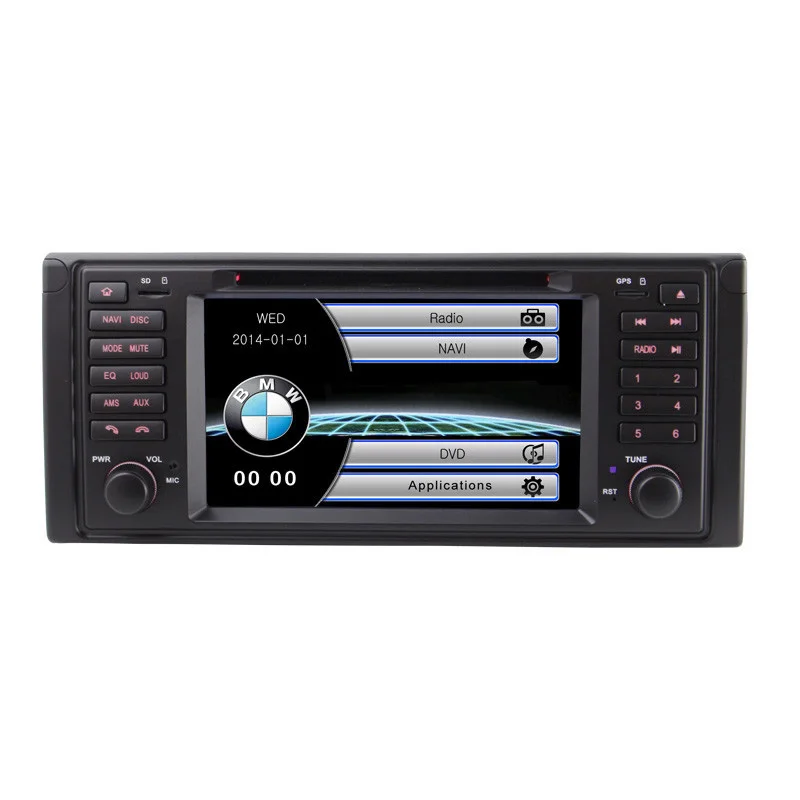 7 дюймов 1 Din автомобильный dvd-плеер GPS навигационная система для BMW E53 X5 E39 M5 1995 1996 1997