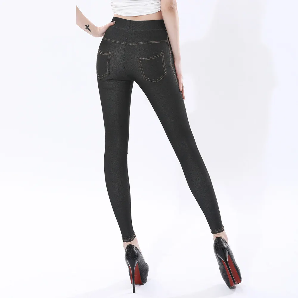ATHVOTAR Women Skinny Jeans Woman Mom High Waist Black Push Up Denim Femme Pants | Женская одежда