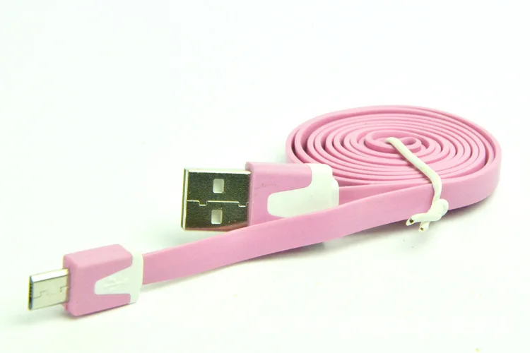 USB Кабель 1 м Интерфейс V8 удлиняется глава красочный зарядный кабель для Android