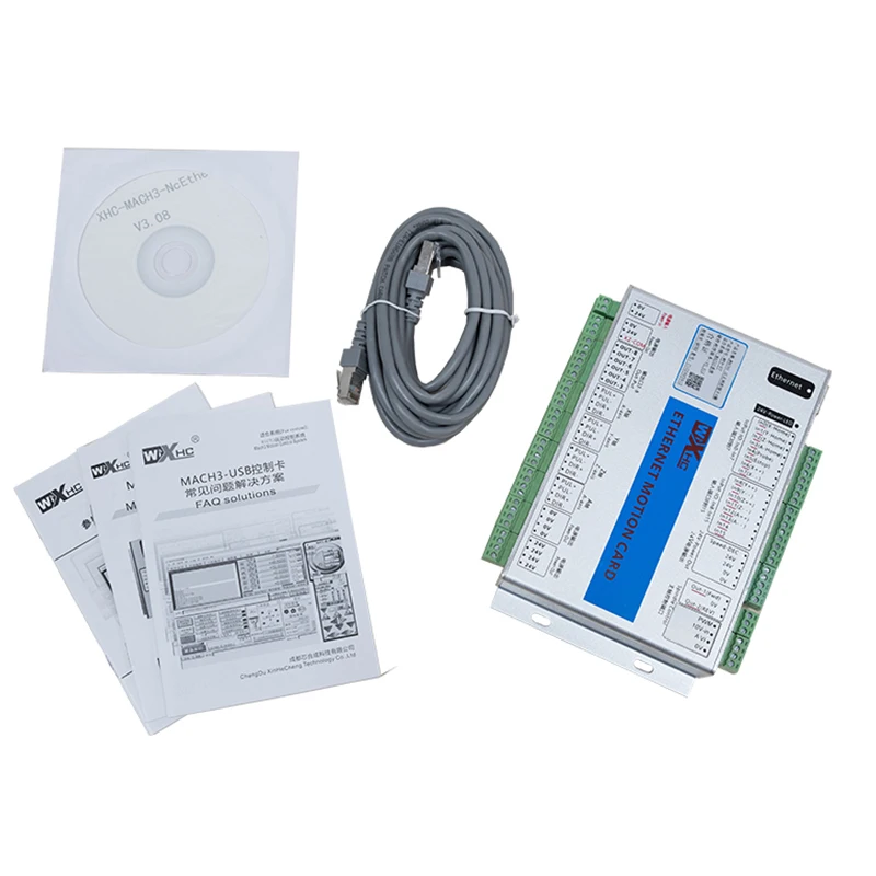 XHC Горячая 4 оси плата контроллера ЧПУ ethernet Mach3 wifi ЧПУ контроллер движения карты 2000 кГц MK4-ET