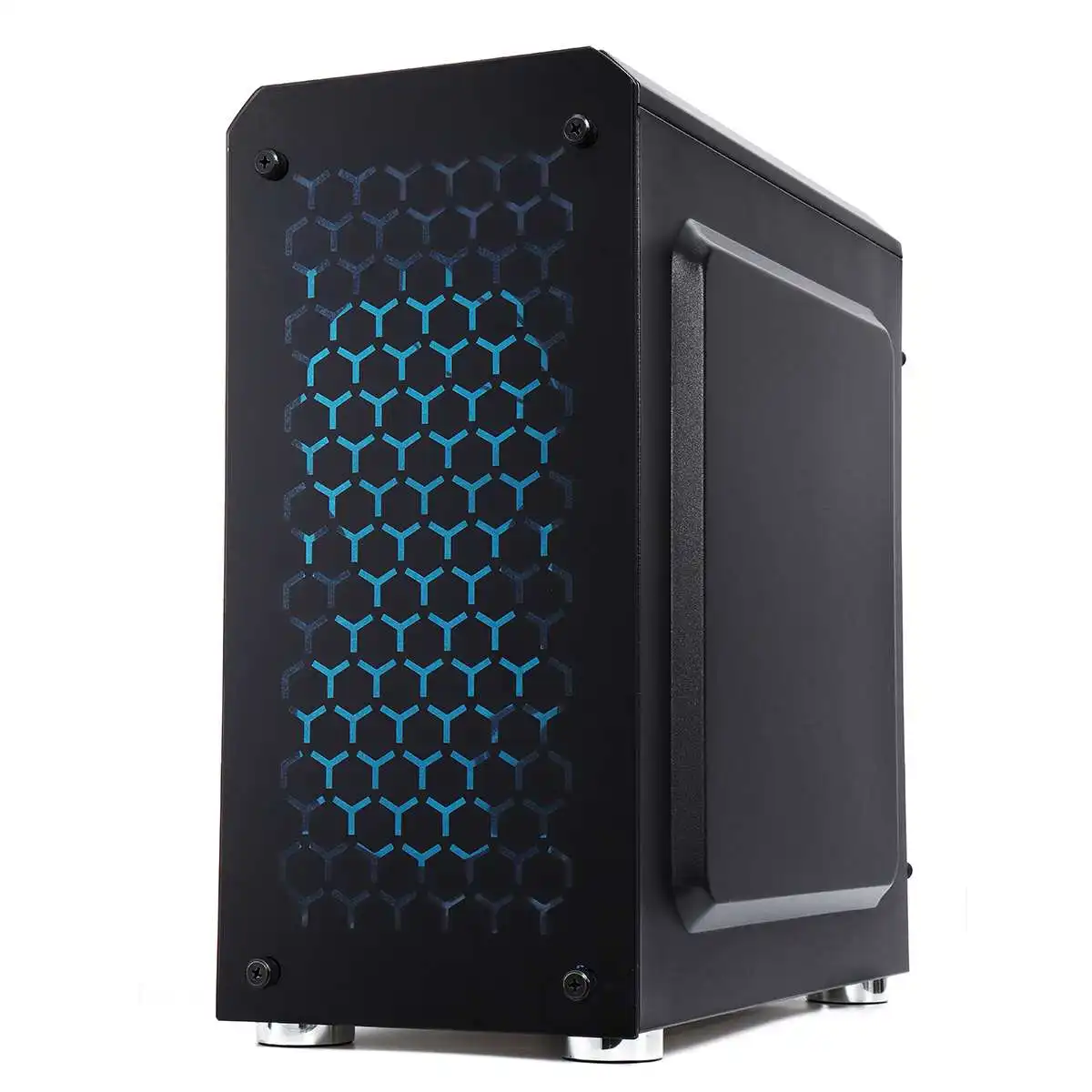 S SKYEE мини ATX игровой компьютер ПК корпуса башни стеклянная панель настольный компьютер мейнфрейм полноразмерный прозрачный корпус