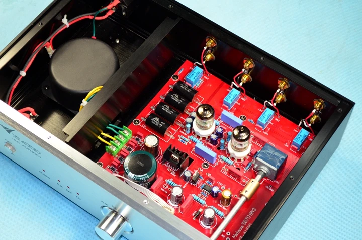 Высокая версия HiFi ламповый предусилитель 6N3 5670 ламповый предусилитель