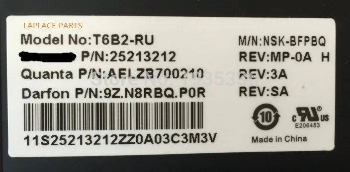 Новая Оригинальная Русская клавиатура для Lenovo U530 U530P с подсветкой 25213212 AELZB700210 9z.