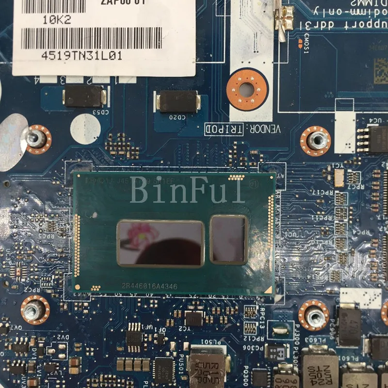 Высокое качество для Alienware 13 материнская плата ноутбука ZAP00 LA A301P с SR1EF I5 4210U CPU N15P GX