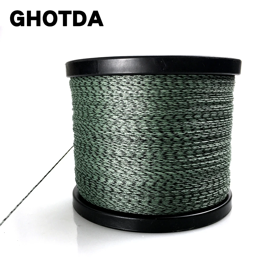 Леска из 8 нитей GHOTDA камуфляжная плетеная леска полиэтилена 300 м 500 1000 не