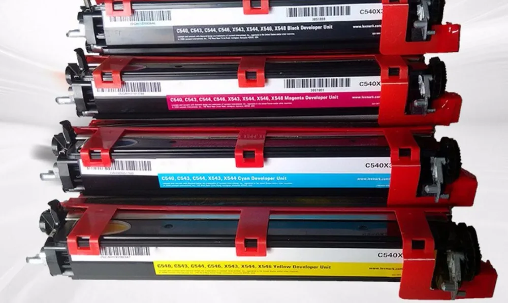 Новый совместимый блок разработчика цветов используемый для Lexmark C540 C543 C546 C544 X544