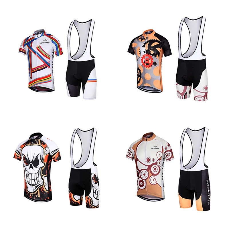 

KEYIYUAN shorts male professional bicycle bib shorts summer men's professional sportswear bike shorts sportswear suit