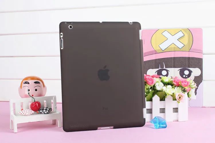Тонкий защитный чехол для планшета Apple IPad 6 Air 2, ультра тонкий матовый Жесткий Чехол, задняя крышка для планшета Ipad Air 2, чехол для планшета+ ручка - Цвет: Серый