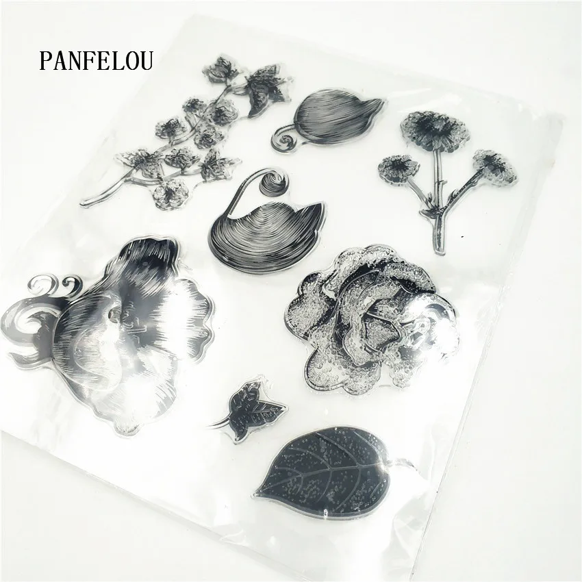 PANFELOU клумбы прозрачный силиконовый штамп/печать DIY Скрапбукинг/фотоальбом