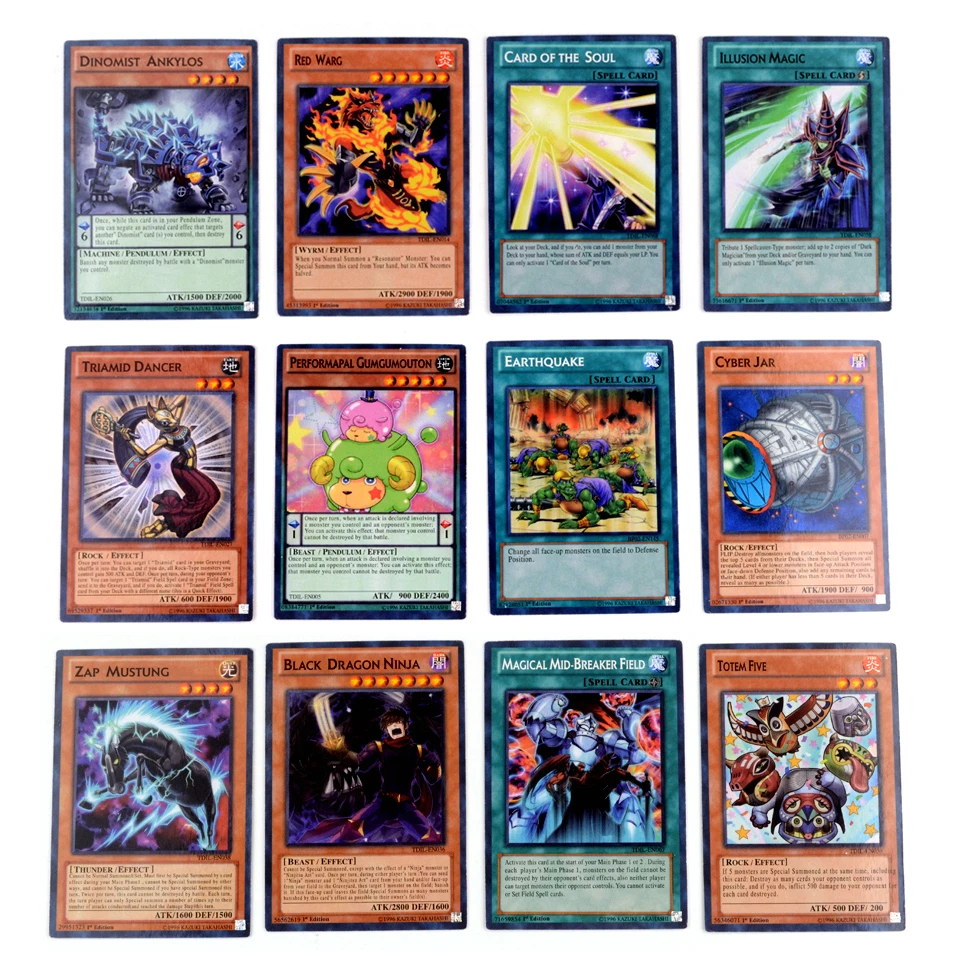 40 шт./компл. английский Yugioh карты с тонкой металлической коробке коллекция Yu-Gi-Oh