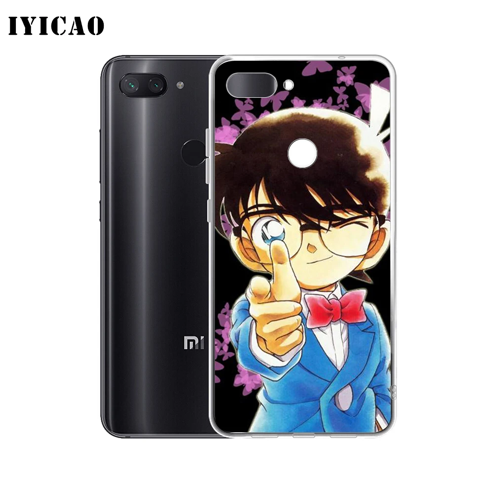 IYICAO аниме Detective Conan Мягкий силиконовый чехол для телефона Xiaomi Redmi 4A 5A 6A Note 7 6 5 Pro Plus 4X