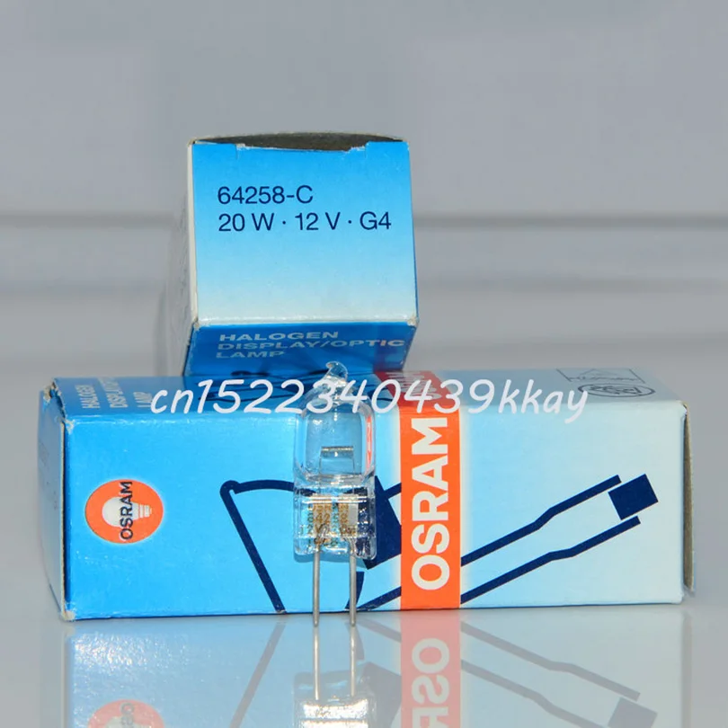 Лампа Ксеноновая OSRAM 64258-C 12В 20Вт G4 галогенная лампа Биохимический инструментов специального Вольфрам лампы сделано в германии
