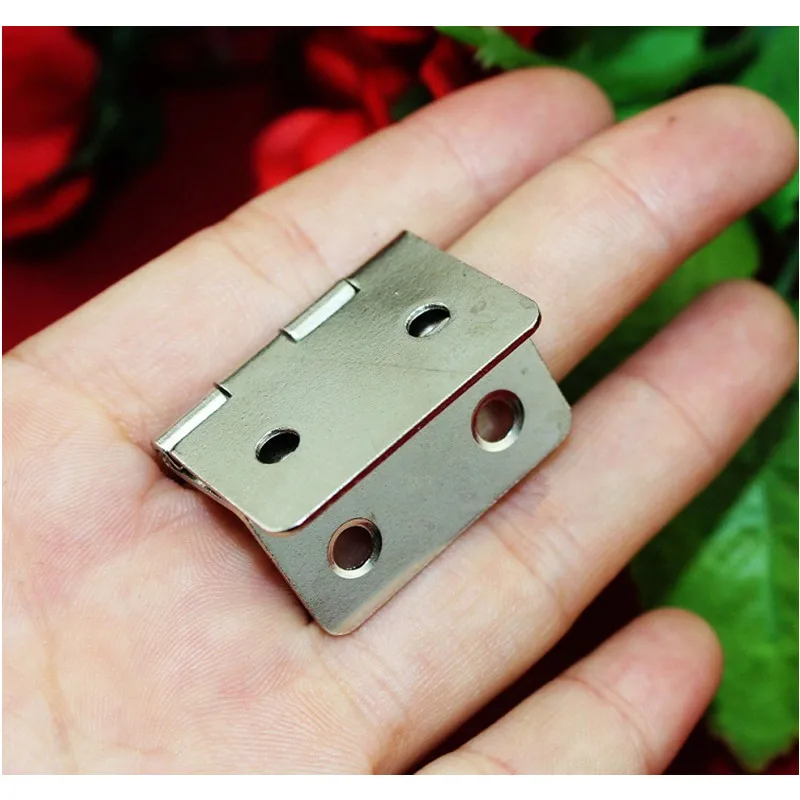 Белые петли для дверей шкафов и багажа с 5 отверстиями декор тремя петлями