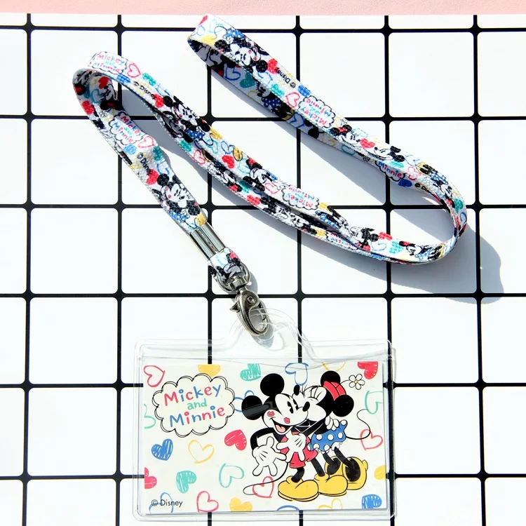 Disney милые, Мультяшные, прозрачные карты набор студенческих многофункциональных талреп автобус доступа значок карты сертификат набор