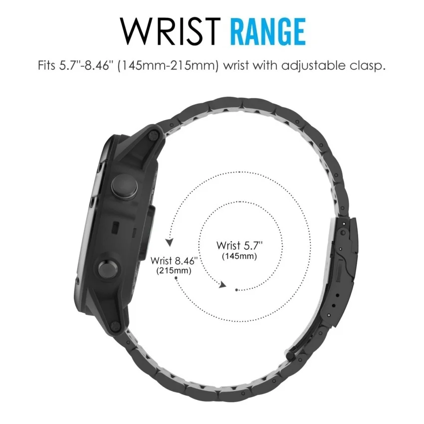 Универсальный ремешок для часов из нержавеющей стали 26 мм браслет на запястье