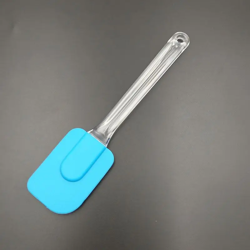 1pcs blue 1 шт., инструменты для выпечки, лопатка для торта, силиконовая лопатка, лопатка для выпечки, кухонный лопатка, Миксер Для Мороженого, лопатка для мороженого, скребок для крема - Цвет: 1pcs blue