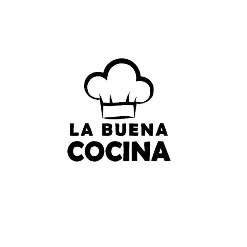 Наклейки на стену с испанским языком La Buena Cocina милые виниловые наклейки для кухни