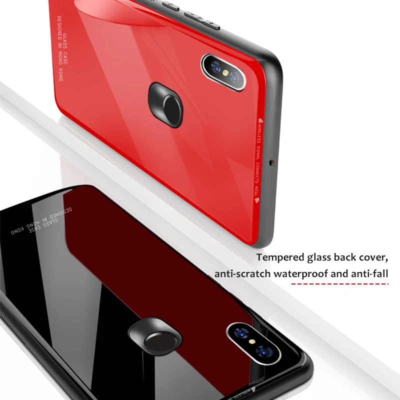 Tempered Glass Case For Xiaomi Redmi S2 Note 6 6A Pro 4X 4A 5 Plus 4 5A Mi8 Mi6 Pocophone F1 Back Cover Capa Funda |