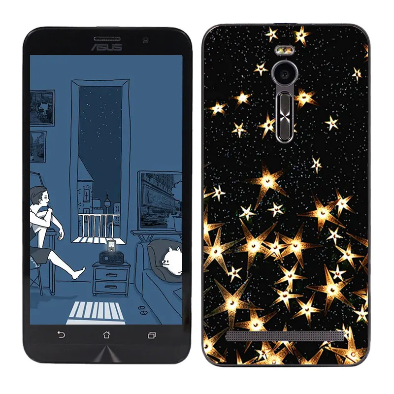 06 Мягкий чехол для Asus Zenfone 2 ZE551ML ZE550ML для Asus Zenfone 2 ZE551ML чехол Land Moon с рисунком ZE550ML Z00AD/Zenfone 2 - Цвет: 06