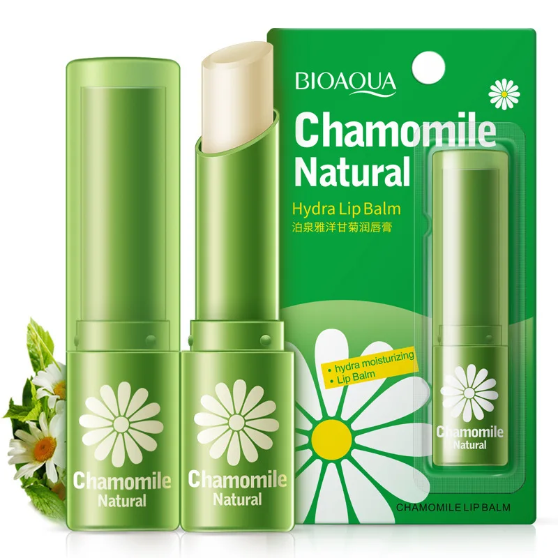 1 Pcs Moisturizing Chamomile BIOAQUA Transparent Lips Cream Balm Lipstick Lip Film Nourishing Beauty  Красота и