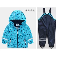 boys and girls foreign trade high quality windbreaker spring and autumn thin section sunscreen waterproof breathable baby rainco