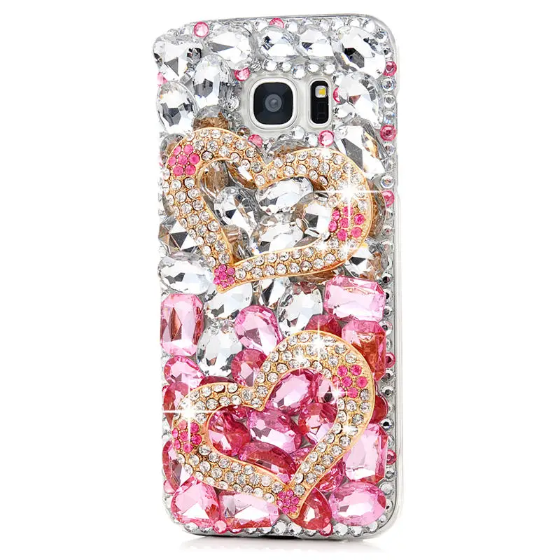 3D Алмазный чехол для iPhone 6 S 7 Plus блестящие туфли с украшением в виде кристаллов со
