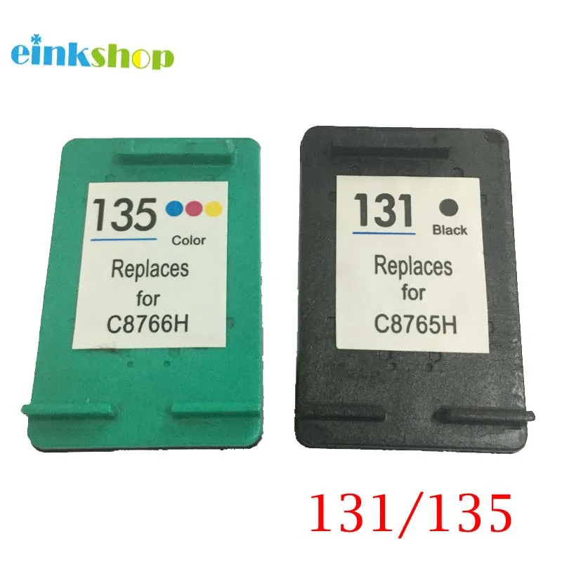 Einkshop совместимый для hp 131 135 чернильный картридж Deskjet 460 5743 5940 5943 6843 photosmart 2573 2613 PSC1600