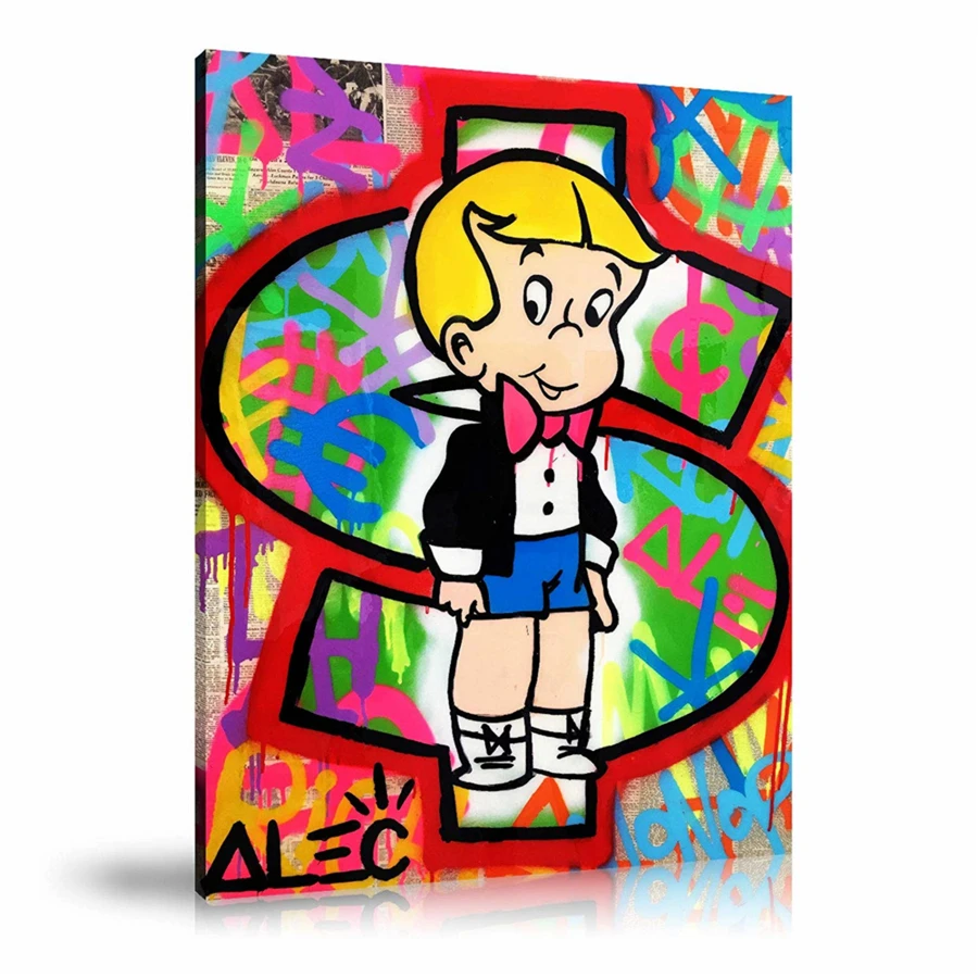 Alec Monopolys Richie богатая HD настенная живопись холст с печатью постера декоративная